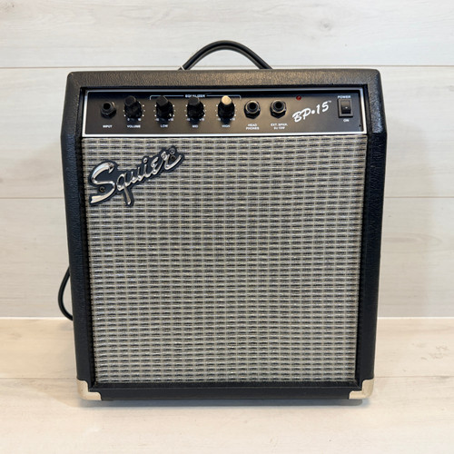 Vist Large View of Product Image Which is Used Squier BP-15 1 x 15 Bass Combo Amplifier 1 x 15