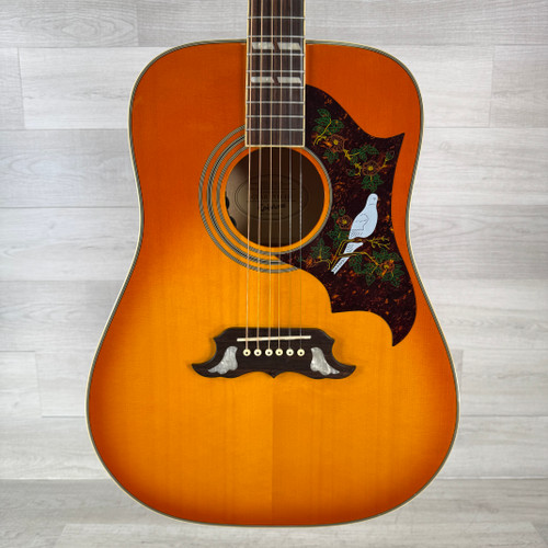 Vist Large View of Product Image Which is Used Epiphone Dove Pro Acoustic-electric Guitar - Sunburst
