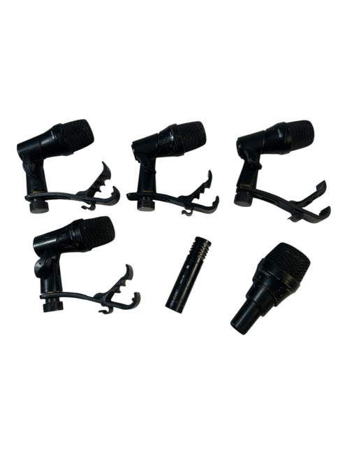 Vist Large View of Product Image Which is Used Digital Reference 6 Piece Drum Microphone kit Dynamic Microphones