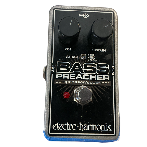 Vist Large View of Product Image Which is Used Electro Harmonix (E/H) BASS PREACHER Compressor Pedal