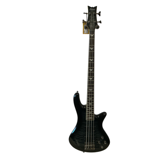 Vist Large View of Product Image Which is Used Schecter STILETTO EXTREME 4 Modern Metal Bass Guitar Black 4-String