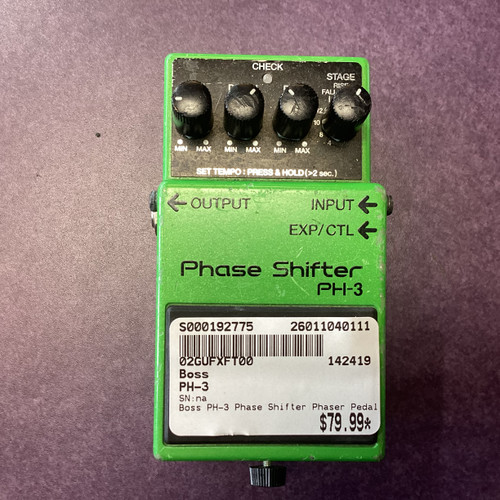Vist Large View of Product Image Which is Used Boss PH-3 Phaser Pedal