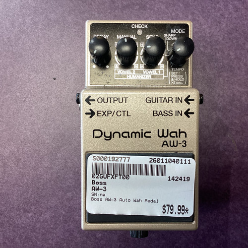 Vist Large View of Product Image Which is Used Boss AW-3 Auto Wah Pedal