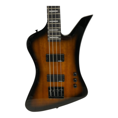 Vist Large View of Product Image Which is Used Jackson Js Series Kelly Bird Bass JS2 Modern Metal Bass Guitar Sunburst 4-String