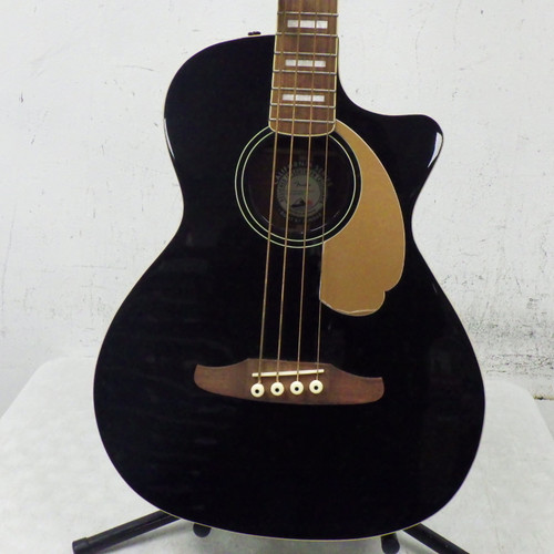 Vist Large View of Product Image Which is Used Fender Kingman Bass V2 Acoustic Bass Guitar Black 4-String