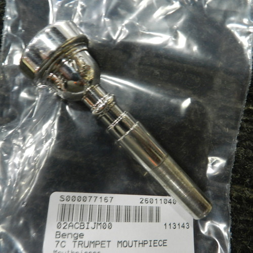Vist Large View of Product Image Which is Used Benge 7C TRUMPET MOUTHPIECE Band Instrument Mouthpiece