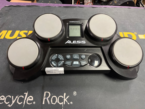 Vist Large View of Product Image Which is Used Alesis COMPACT KIT 4 Electronic Pad Kit