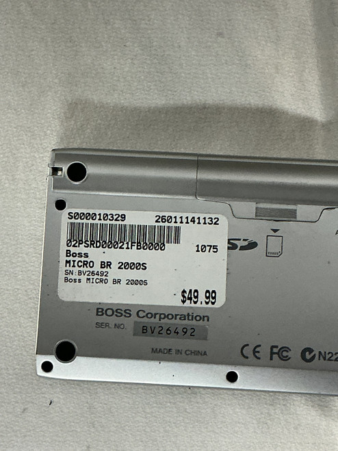 Vist Large View of Product Image Which is Used Boss MICRO BR 2000S Compact Recording Device