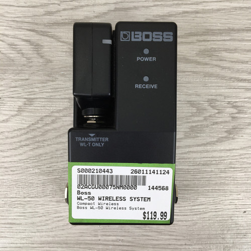 Vist Large View of Product Image Which is Used Boss WL-50 WIRELESS SYSTEM Compact Instrument Wireless