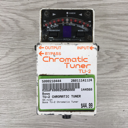 Vist Large View of Product Image Which is Used Boss TU-2 CHROMATIC TUNER Tuner Pedal