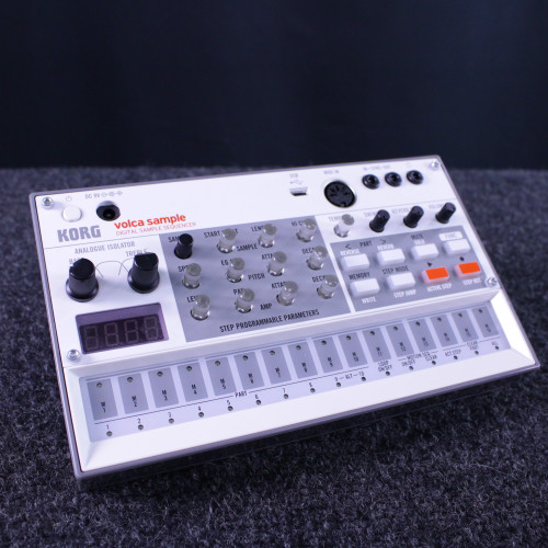 Vist Large View of Product Image Which is Used Korg VOLCA SAMPLE W/BOX Compact Synthesizer Compact