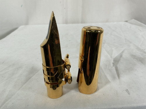 Vist Large View of Product Image Which is Used GOLD 8 ALTO SAX MOUTPIECE Band Instrument Mouthpiece