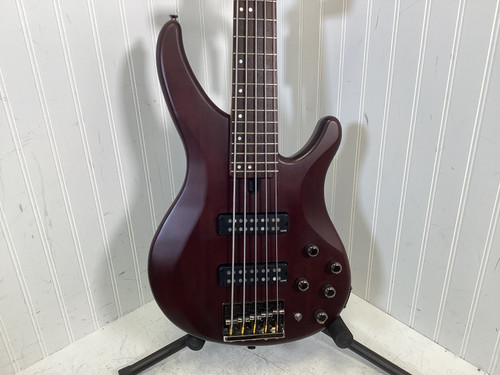 Vist Large View of Product Image Which is Used Yamaha TRBX505 Modern Metal Bass Guitar Brown 5-String