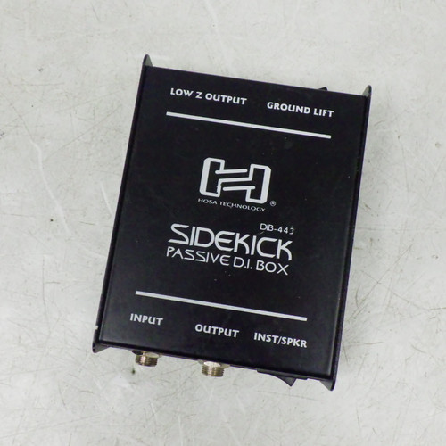 Vist Large View of Product Image Which is Used Hosa Sidekick Passive Di Box Direct Box