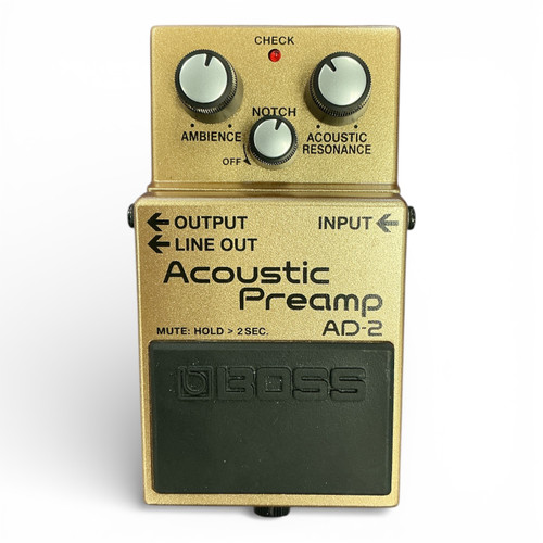 Vist Large View of Product Image Which is Used Boss AD-2 ACOUSTIC PREAMP Accoustic PreAmp Pedal