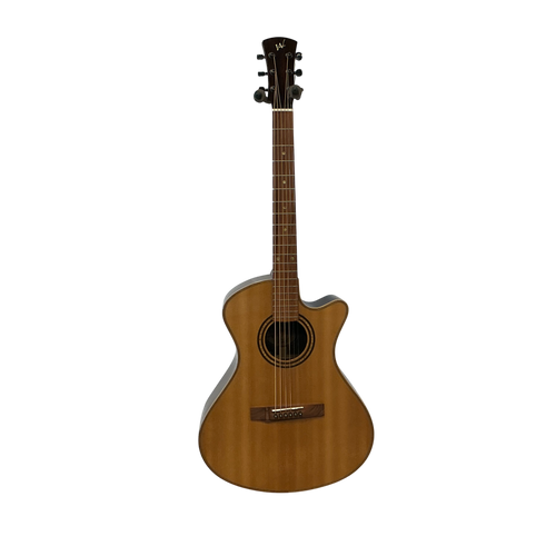 Vist Large View of Product Image Which is Used Andrew White 1013W W/GIG BAG Solid Top Acoustic Guitar Wood