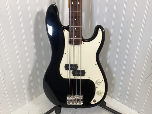 Vist Large View of Product Image Which is Used Fender MIM PRECISION BASS 1995 P Type Bass Guitar Black 4-String