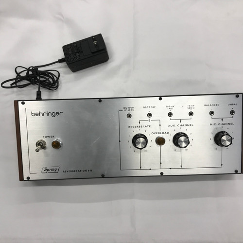 Vist Large View of Product Image Which is Used Behringer SPRING REVERBERATION 646 SPRING REVERB Rackmount Guitar Effect