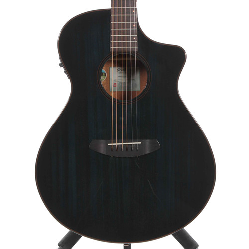 Vist Large View of Product Image Which is Used Breedlove RAINFOREST S CONCERT PAPILLON CE Solid Top Acoustic Guitar Blue