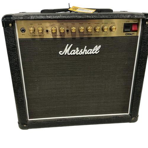 Vist Large View of Product Image Which is Used Marshall DSL20 W/GREENBACK W/FTSW 1 x 12 Tube Combo Amplifier 1 x 12