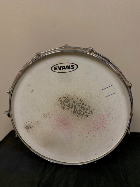 Vist Large View of Product Image Which is Used Slingerland NO. 140 STUDENT SNARE Vintage Metal Snare Drum 14"