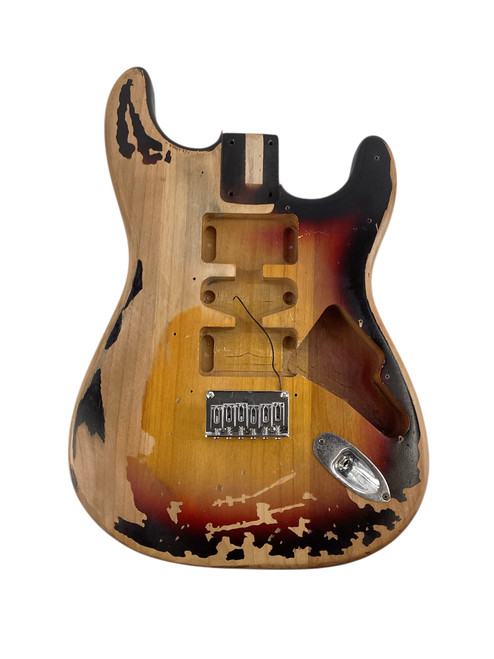 Vist Large View of Product Image Which is Used S-Type Guitar Body - Relic'd Hardtail w/BRIDGE 