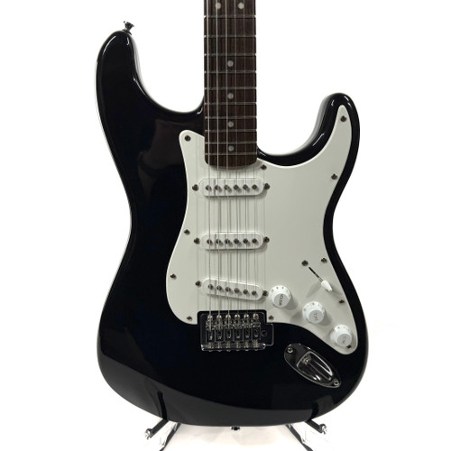 Vist Large View of Product Image Which is Used Squier Bullet Stratocaster Electric Guitar Black 6-String