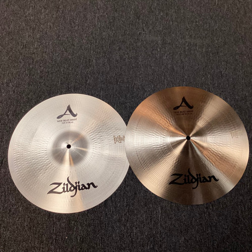 Vist Large View of Product Image Which is Used Zildjian NEW BEAT Hi Hat Cymbals 14"