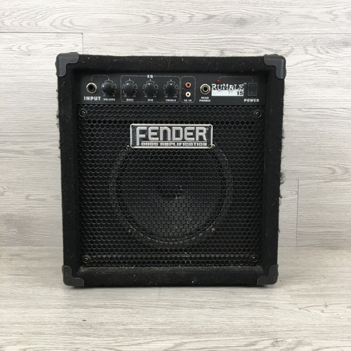 Vist Large View of Product Image Which is Used Fender Rumble 15  Bass Combo Amplifier