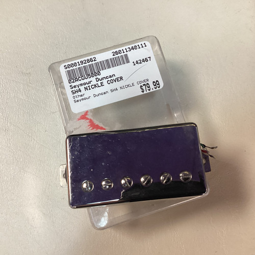 Vist Large View of Product Image Which is Used Seymour Duncan SH4 NICKLE COVER Guitar Pickup