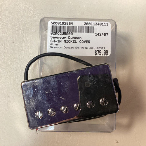 Vist Large View of Product Image Which is Used Seymour Duncan SH-1N NICKEL COVER Guitar Pickup