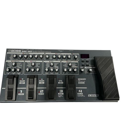 Vist Large View of Product Image Which is Used Boss ME-80 W/DC Amp Simulator + FX Pedal