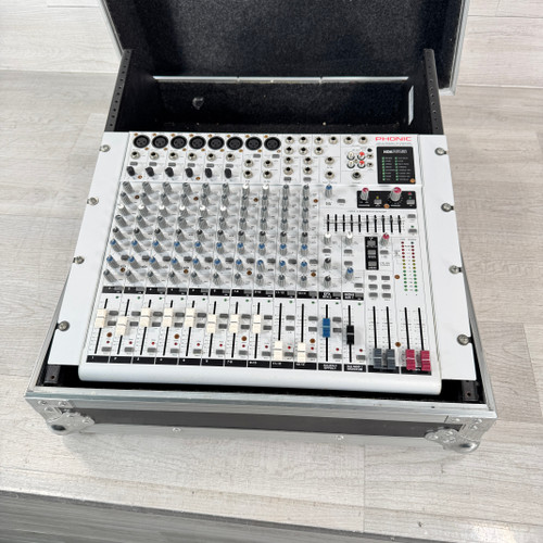 Vist Large View of Product Image Which is Used Phonic Helix Board 18 Mixer - Firewire Untested - Case Included