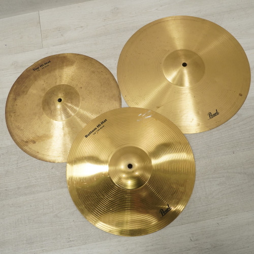 Vist Large View of Product Image Which is Used Pearl Hh/crash Pack Crash Cymbal 16"