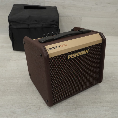 Vist Large View of Product Image Which is Used Fishman Loudbox Micro Solid State Guitar Combo
