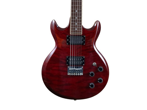 Vist Large View of Product Image Which is Used Ibanez AX220QM Electric Guitar Red 6-String