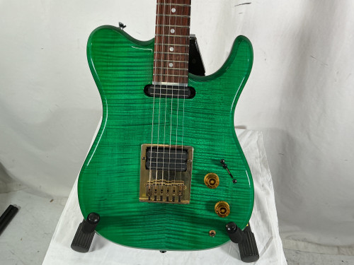 Vist Large View of Product Image Which is Used Peavey STEVE CROPPER GREEN ONION Vintage T Type Electric Guitar Green 6-String
