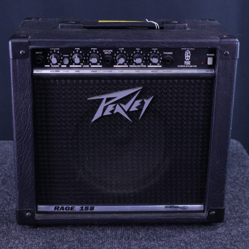 Vist Large View of Product Image Which is Used Peavey RAGE 158 COMBO AMP 1 x 8 Solid State Amplifier 1 x 8