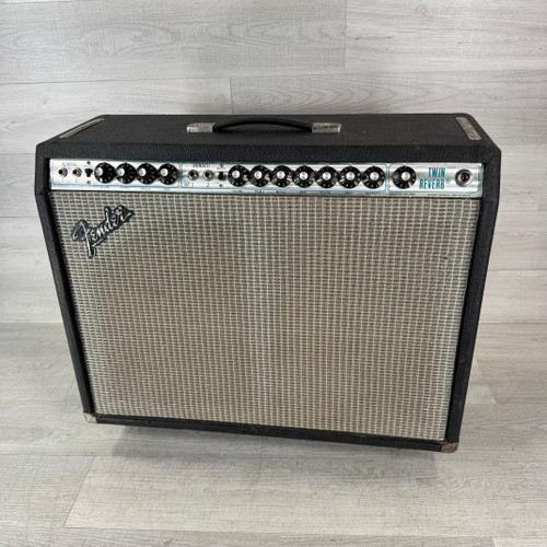 Vist Large View of Product Image Which is Used Fender Vintage 1979 Silverface Twin Reverb - 135-watt 2 x 12-inch Tube Guitar Combo Amplifier