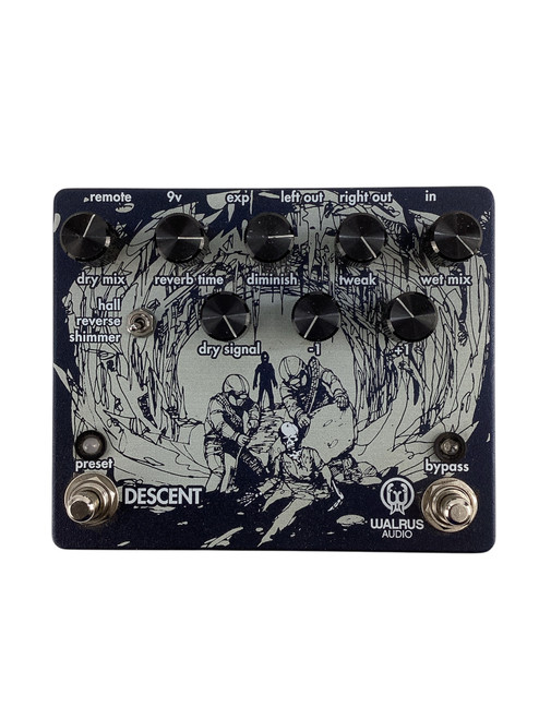 Vist Large View of Product Image Which is Used Walrus Audio Descent Reverb Octave Machine Pedal