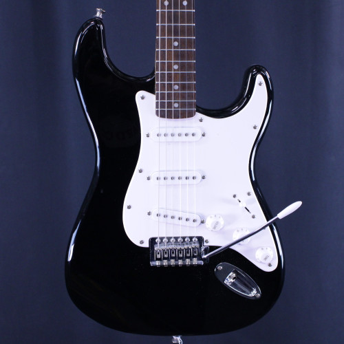 Vist Large View of Product Image Which is Used Squier AFFINITY STRAT S Type Electric Guitar Black 6-String