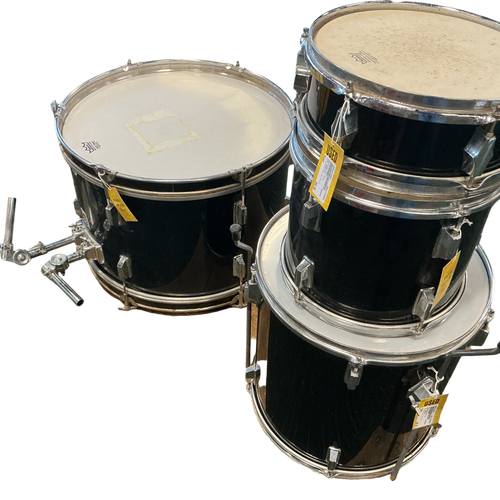 Vist Large View of Product Image Which is Used Percussion Plus 4PC SHELLS Drum Shell Kit Black