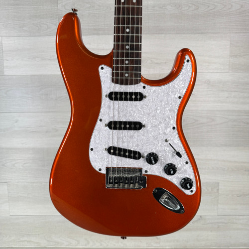 Vist Large View of Product Image Which is Used Squier Parts 6-string Electric Guitar - Orange - AS IS - Read Description