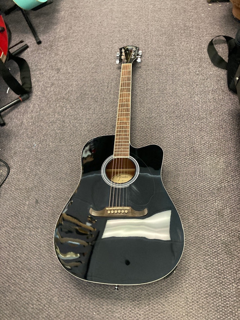 Vist Large View of Product Image Which is Used Fender FA-125CE Laminate Top Acoustic Guitar Blue