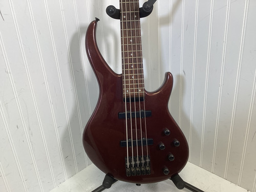 Vist Large View of Product Image Which is Used Peavey GRIND BXP 5 AS-IS J Type Bass Guitar Red 5-String