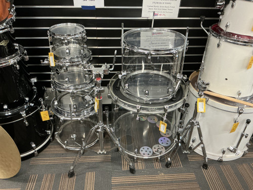 Vist Large View of Product Image Which is Used Crush 6 PIECE ACRYLIC KIT + TOM STANDS Drum Shell Kit None