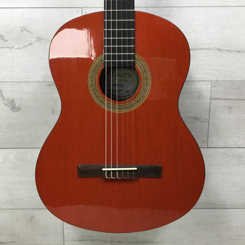 Vist Large View of Product Image Which is Used Lucero LC100 Classical Laminate Top Acoustic Guitar Wood