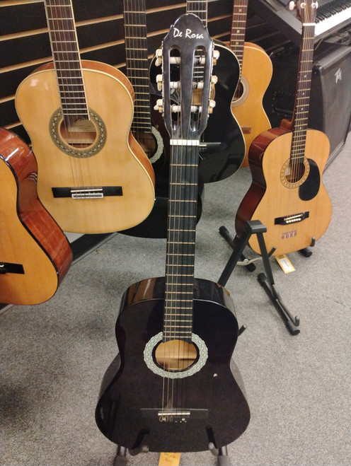Vist Large View of Product Image Which is Used DE ROSA CLASSICAL Acoustic Guitar Black