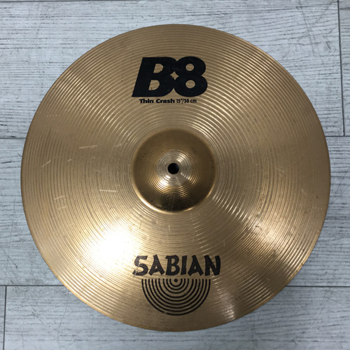 Vist Large View of Product Image Which is Used Sabian B8 15" Thin Crash Cymbal
