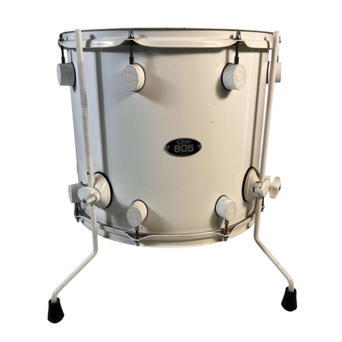 Vist Large View of Product Image Which is Used PDP 805 16" Floor Tom - White